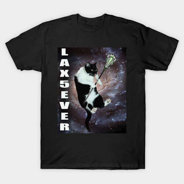 Lacrosse Cat T-Shirt by stermitkermit